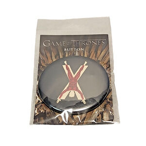 House Bolton Sigil Dark Horse Game of Thrones Movie Pinback Safety Button 2" NEW